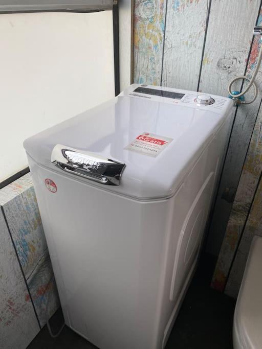 Gleis 2, Waggon Mit Ofen, Optional Mit Whirlpool Und Sauna Dahlem  Eksteriør billede